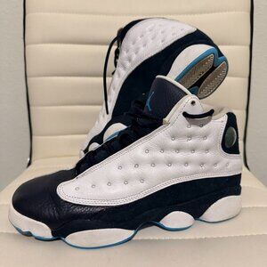 Nike Air Jordan 13 Retro White Obsidian Blue DJ3003-144 Youth 7Y GS Shoes